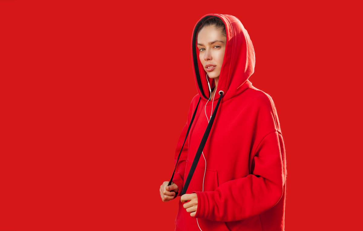 hooded fleece women's jacket